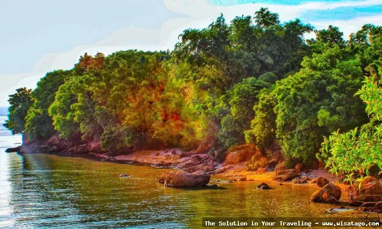 Pantai Rongkang, keindahan alam memukau