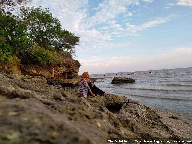 Pantai Rongkang, keindahan alam memukau