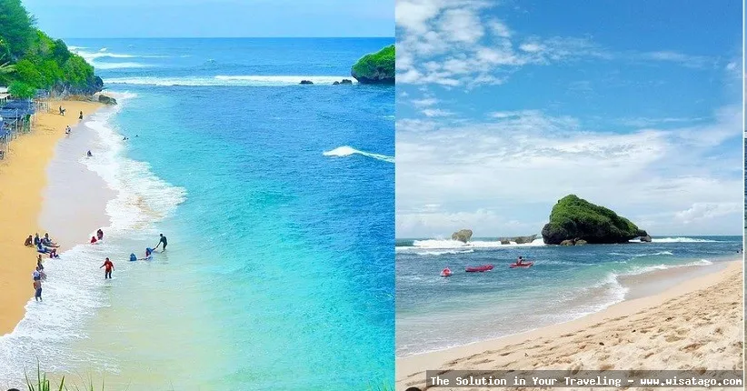 Pantai Sadranan, pasir putih menawan