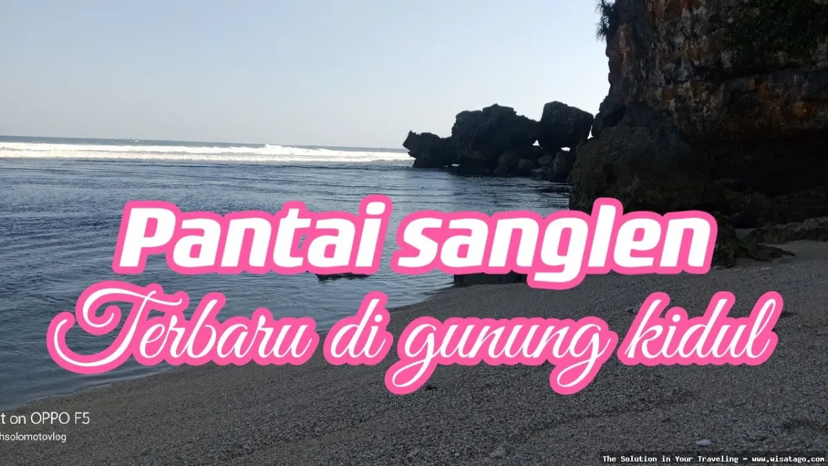 Pantai Sanglen, pasir putih menawan