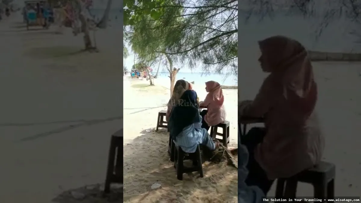 Pantai Sawang, keindahan alam memukau