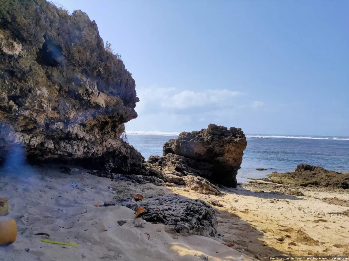 Pantai Sayang Heulang, garis pantai indah