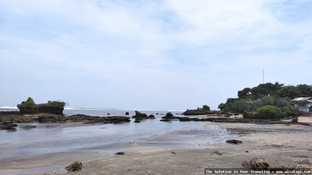 Pantai Sayang Heulang, garis pantai indah