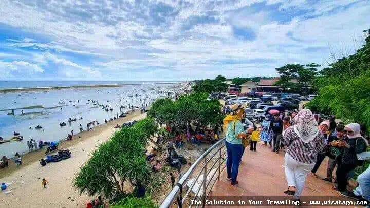 Pantai Sayang Heulang, garis pantai indah