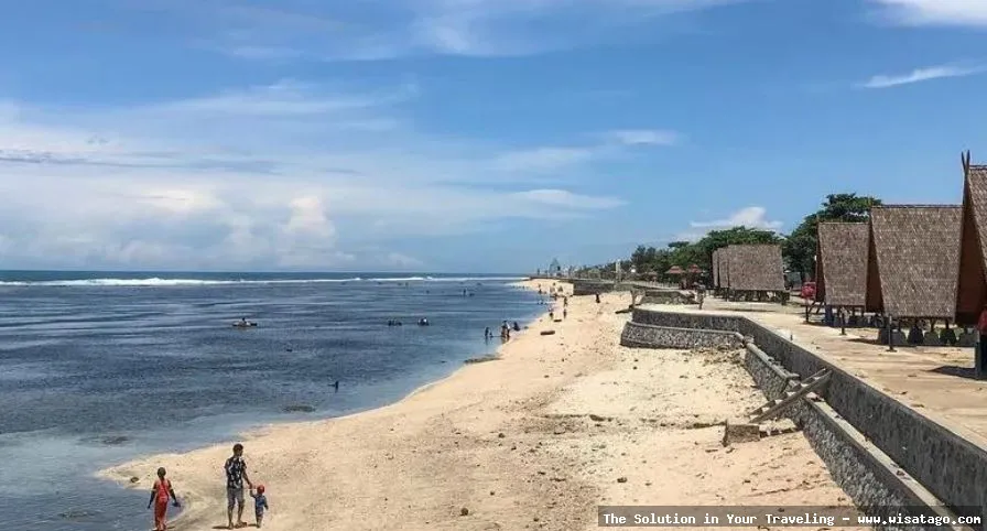 Pantai Sayang Heulang, garis pantai indah