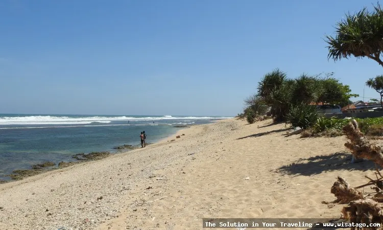 Pantai Sayang Heulang, garis pantai eksotis
