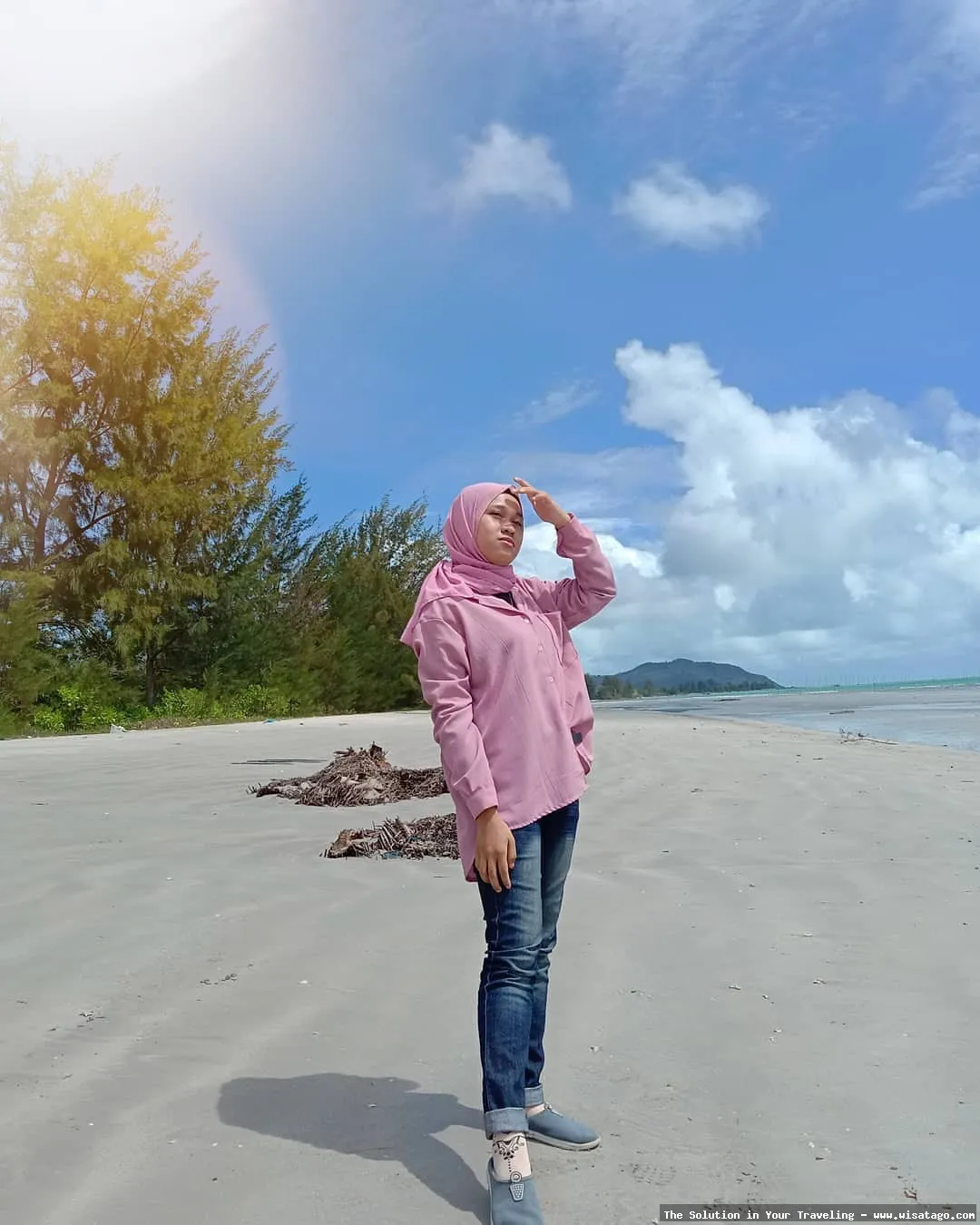 Pantai Sebagul: pemandangan pantai yang indah