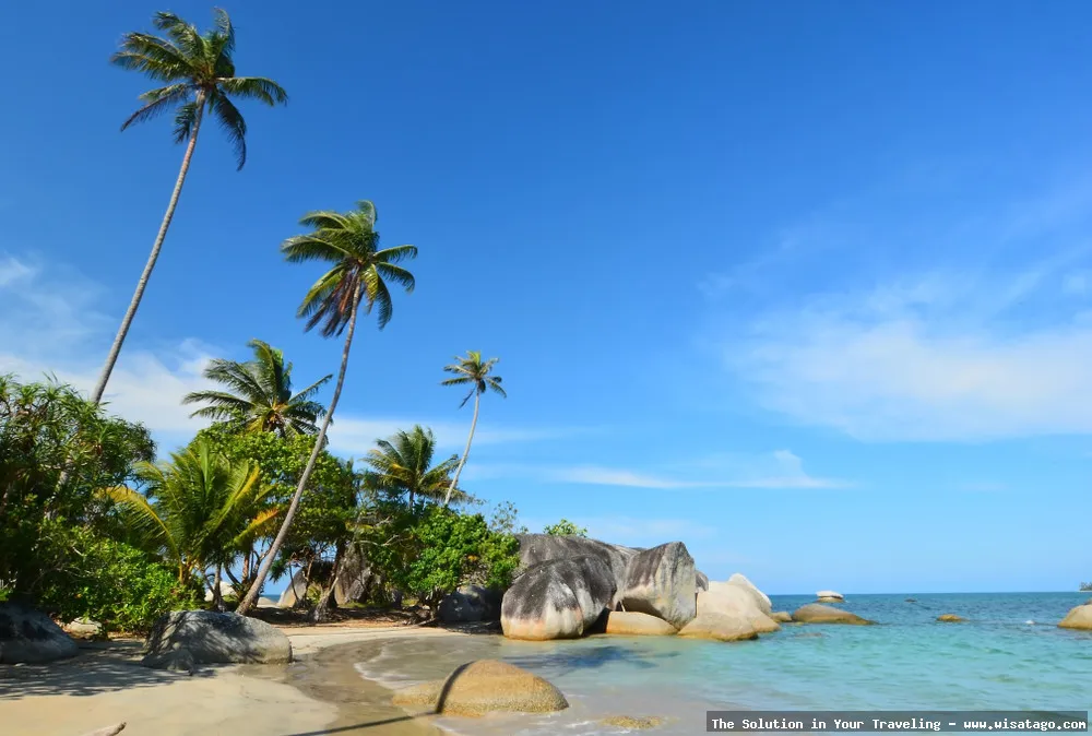 Pantai Sebagul, pemandangan tepi pantai