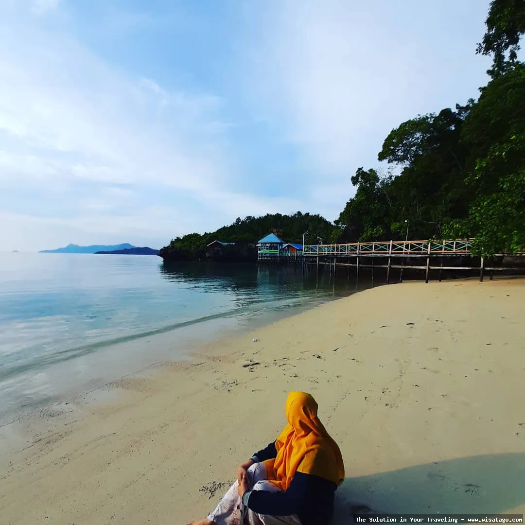 Pantai Sebagul, pemandangan pantai indah.