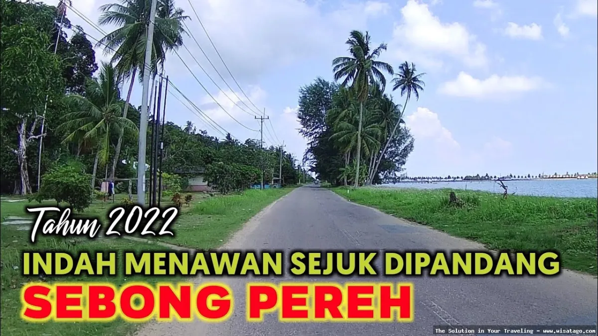 Pantai Sebong Pereh yang indah menawan