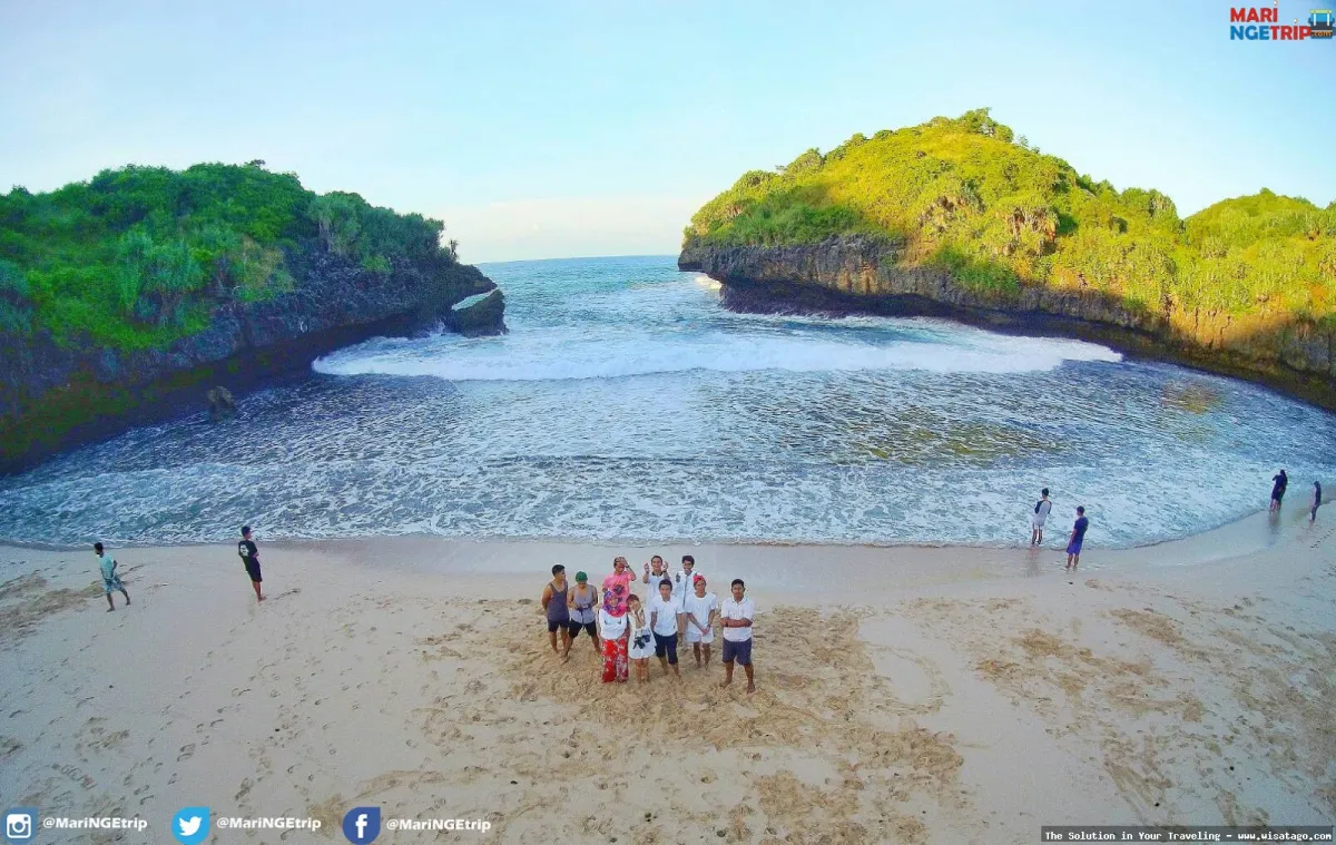 Pantai Sedahan Gunungkidul yang menawan alami