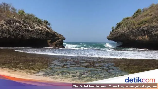 Pantai Sedahan Gunungkidul, pasir putih menawan