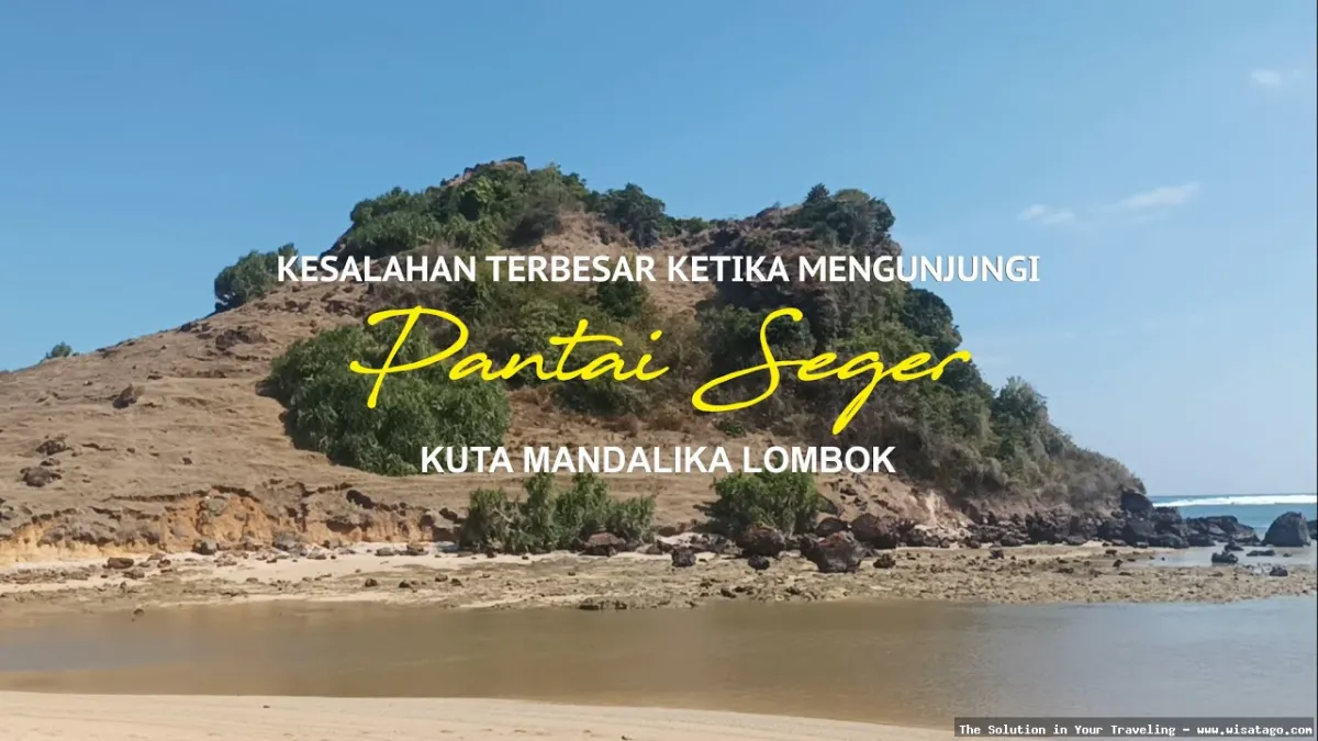 Pantai Seger Kuta, pasir putih indah