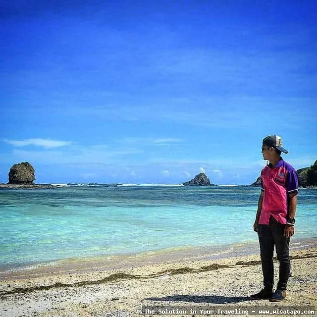Pantai Seger Kuta, pasir putih indah