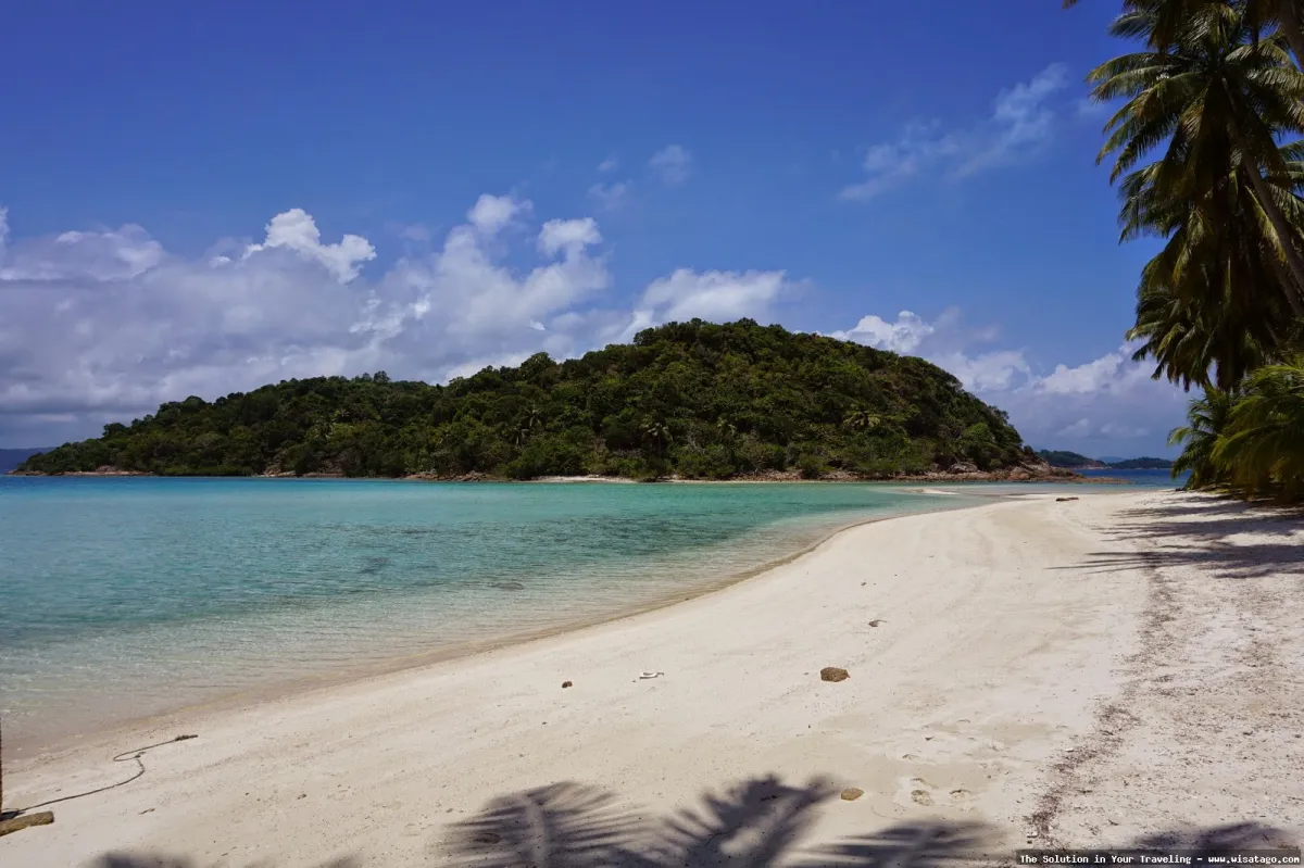 Pantai Selat Rangsang, pemandangan indah.