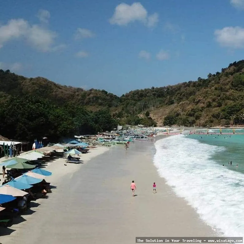 Pantai Selong Belanak, pasir putih lembut