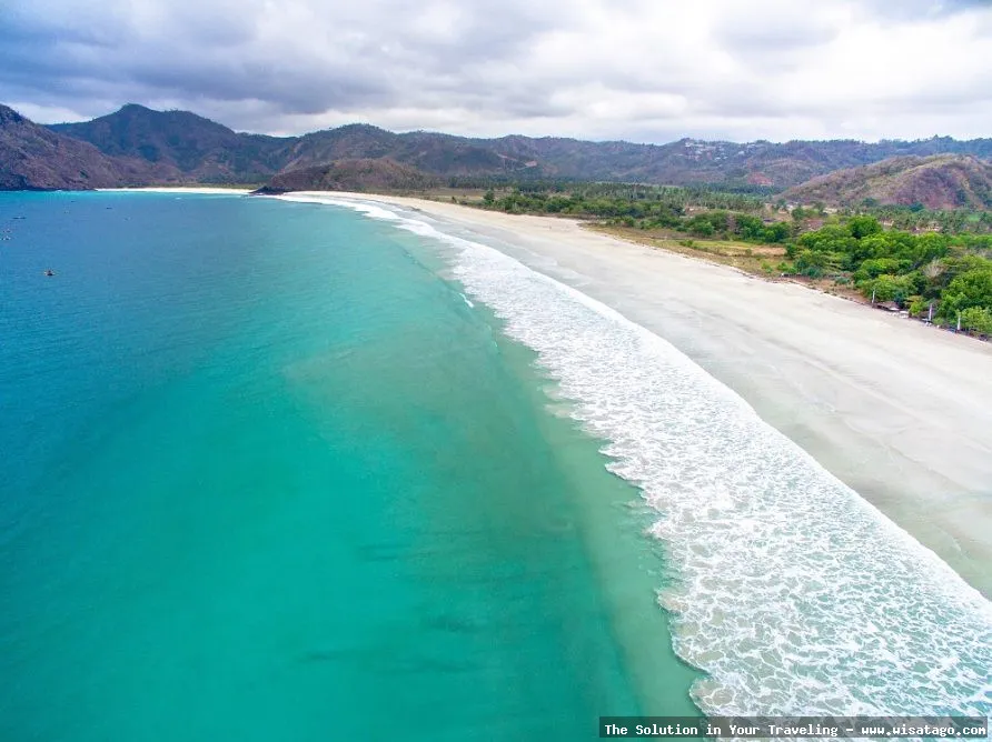 Pantai Selong Belanak, pasir putih lembut