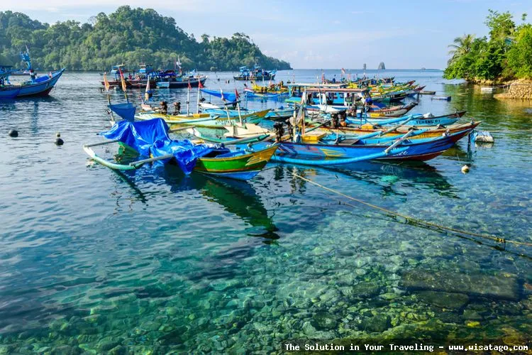 Pantai Sendang Biru, pemandangan laut indah
