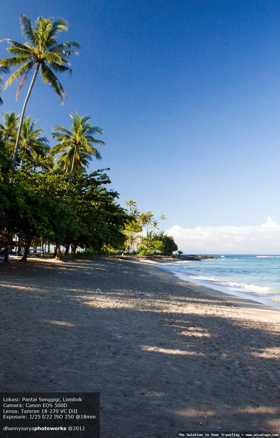 Pantai Senggigi: pesona garis pantai Lombok