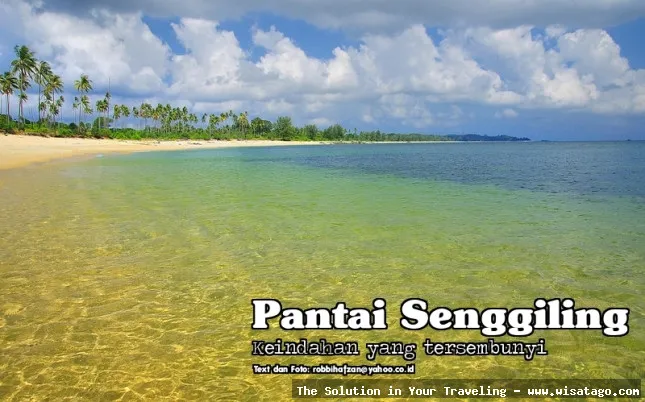 Pantai Senggiling, keindahan alam tersembunyi