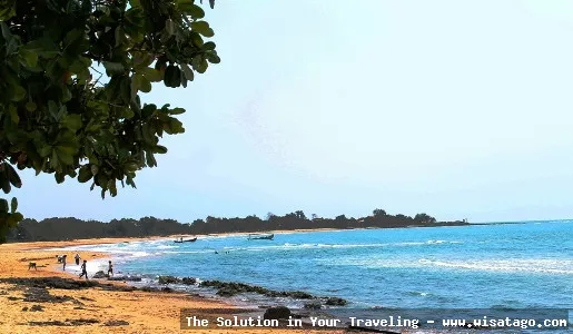 Pantai Siring Kemuning yang indah mempesona