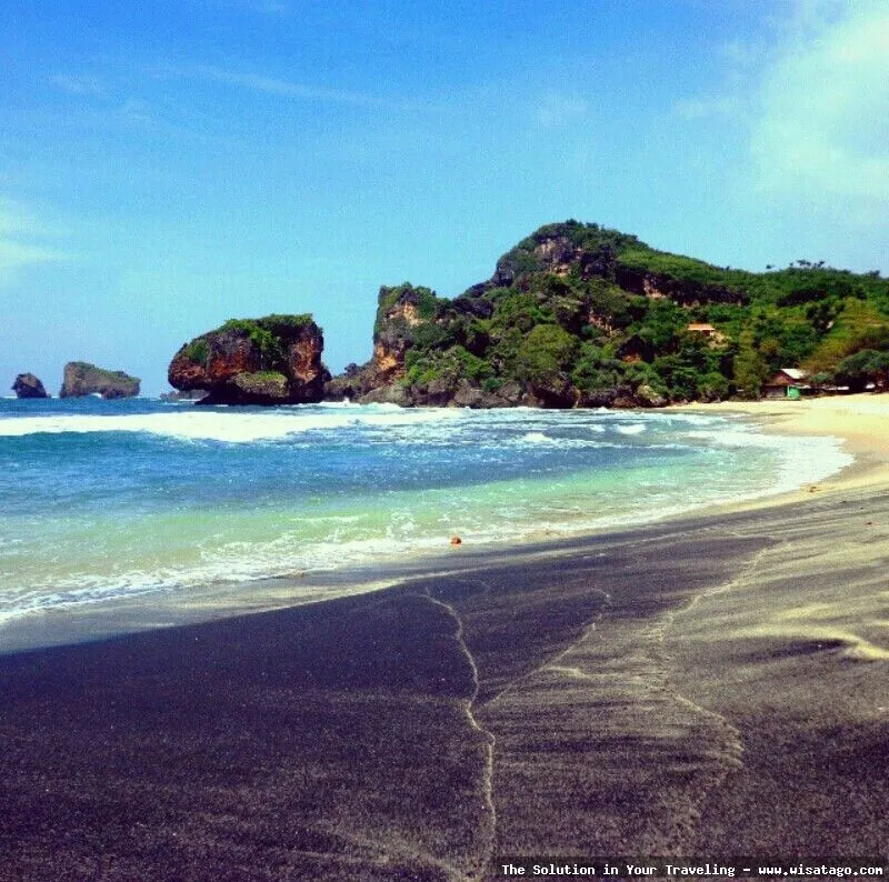 Pantai Siung Gunungkidul, tebing karst eksotis
