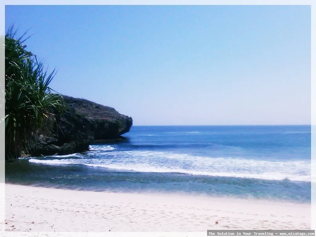 Pantai Srau Pacitan, pasir putih memukau