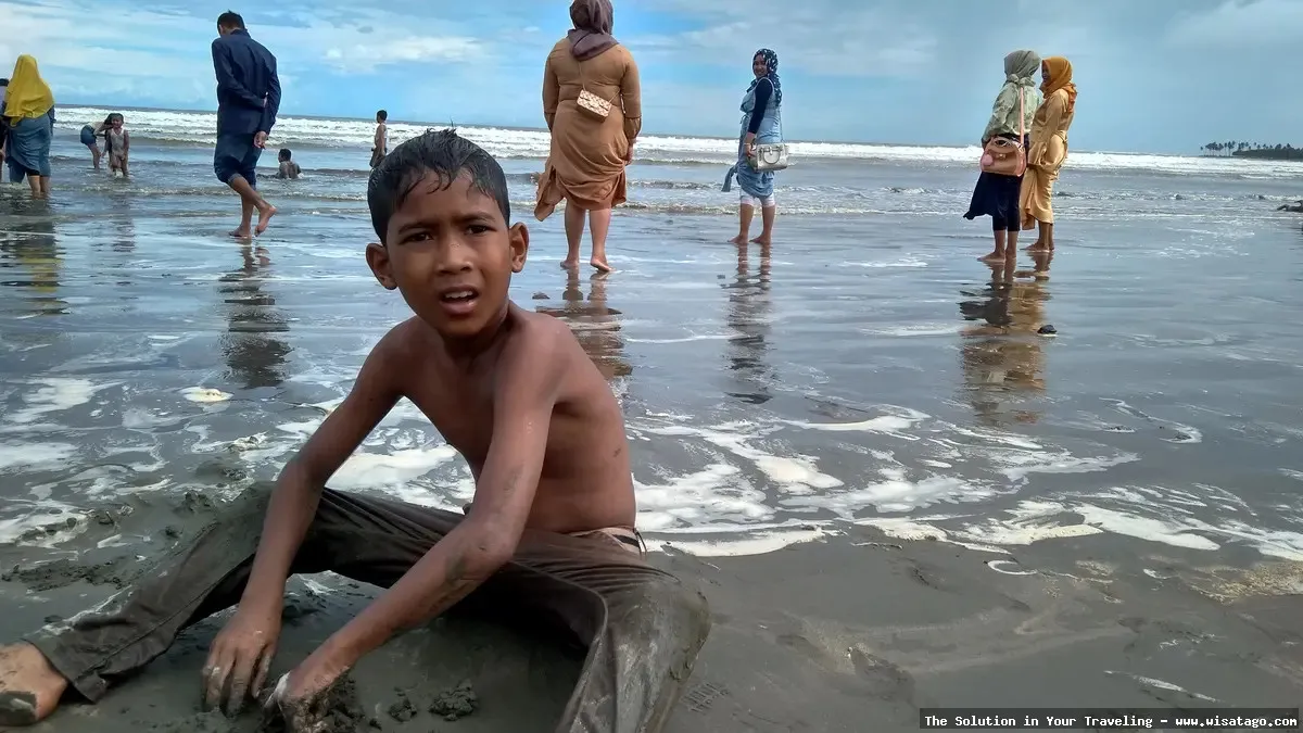 Pantai Suak Baru yang indah mempesona