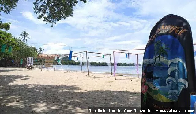 Pantai Suak Baru yang indah mempesona