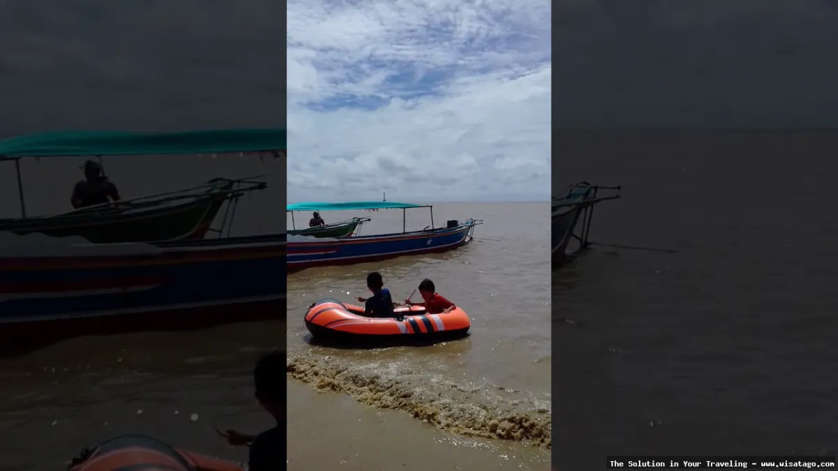 Pantai Tangkisung, pemandangan tepi pantai