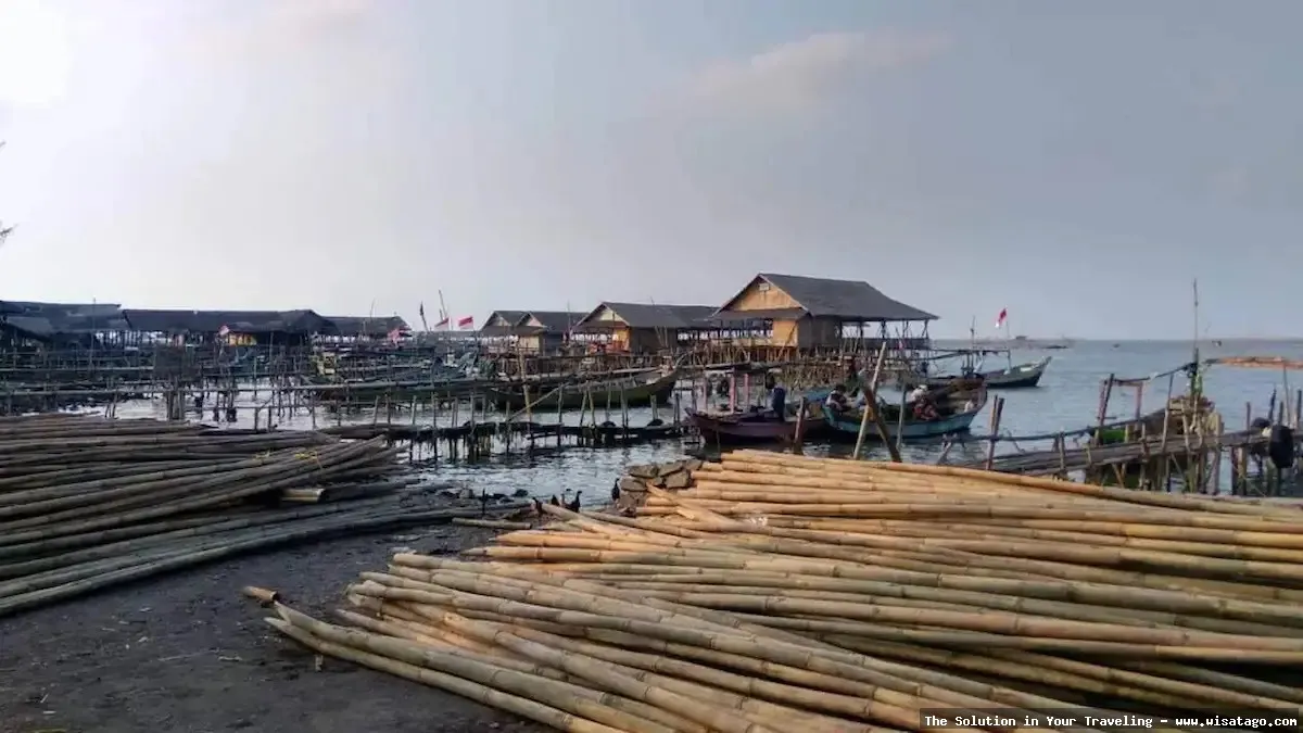 Pantai Tanjung Kait yang indah mempesona