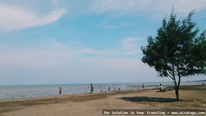Pantai Tanjung Pakis Karawang yang indah