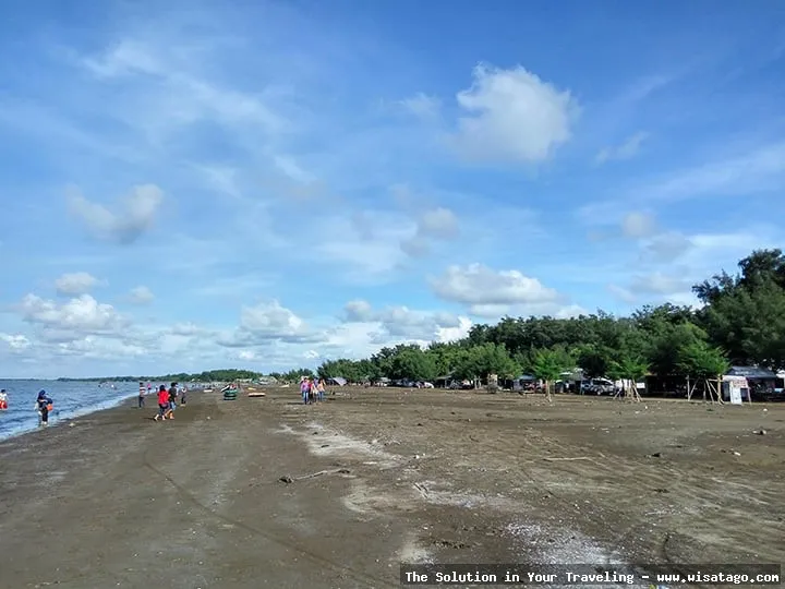 Pantai Tanjung Pakis Karawang yang indah