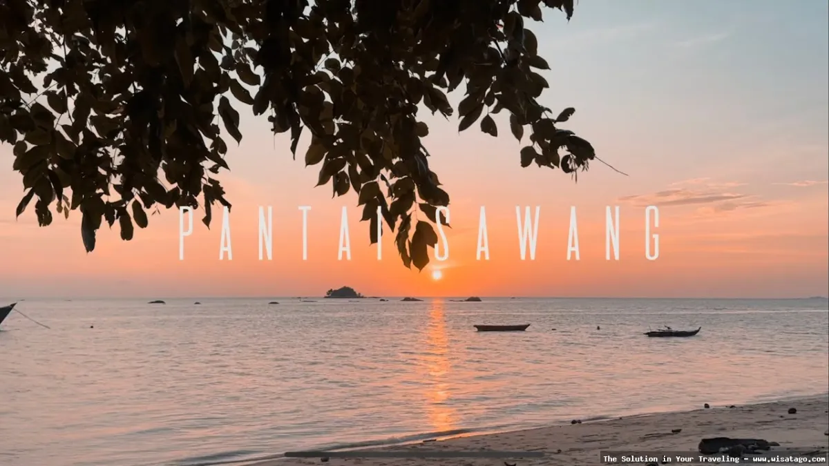 Pantai Tanjung Sawang indah mempesona