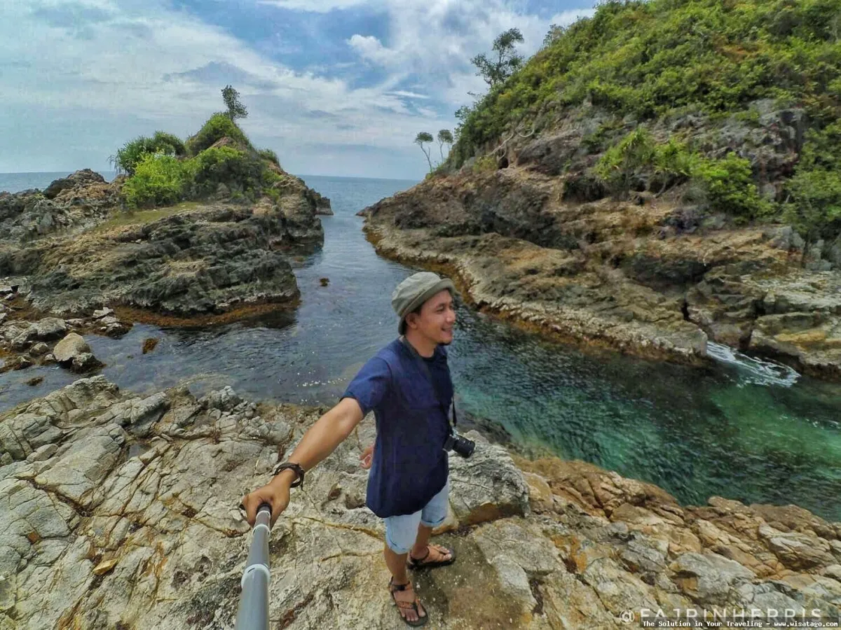 Pantai Tapak Kera indah mempesona.