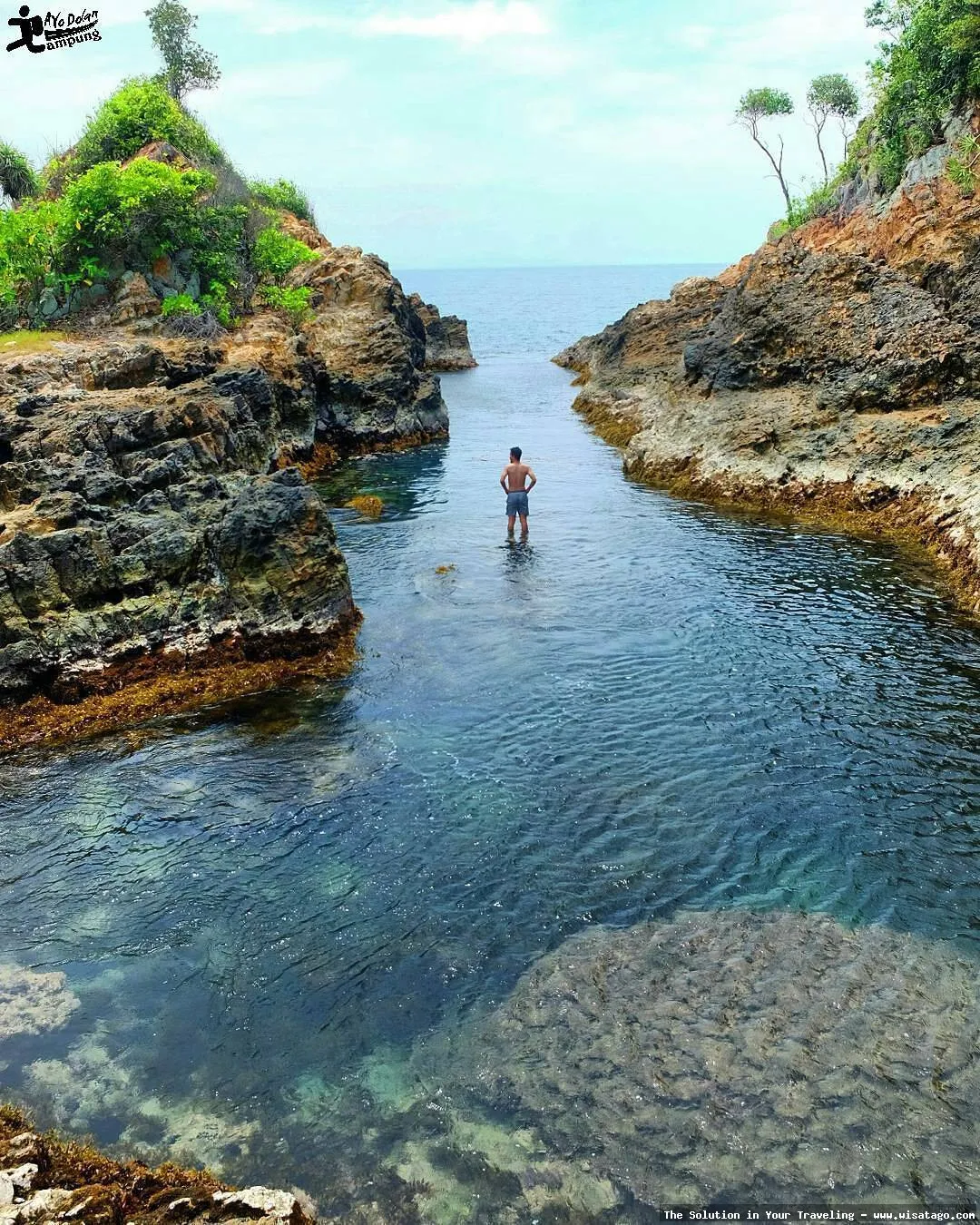 Pantai Tapak Kera yang indah memukau