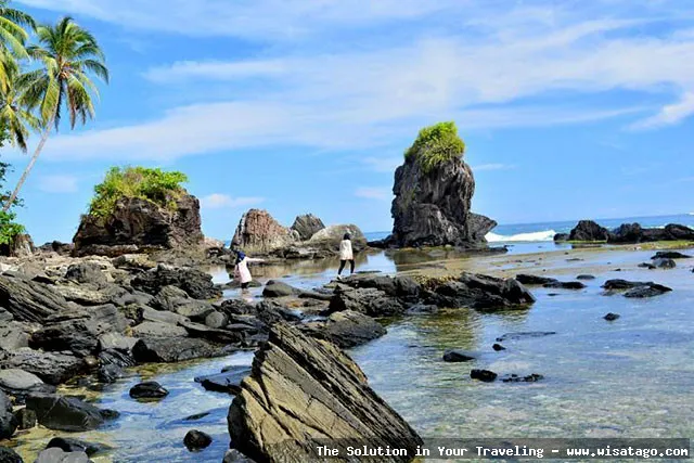 Pantai Tapak Kera indah mempesona.