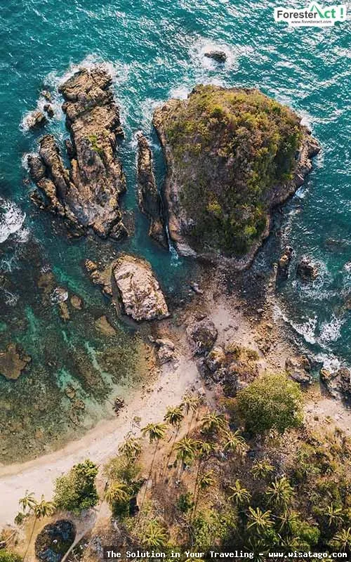 Pantai Tapak Kera yang indah menawan