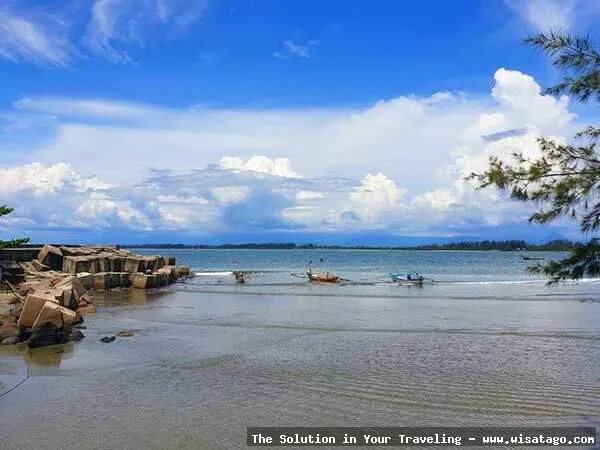 Pantai Tapak Paderi, pemandangan yang indah