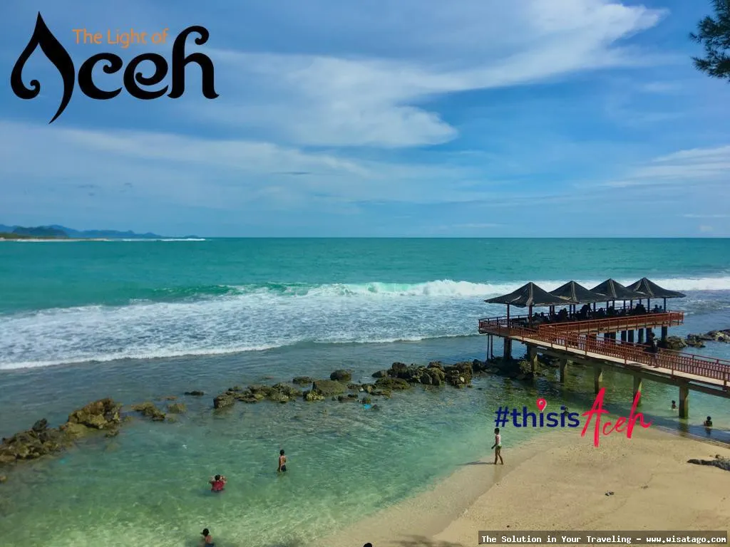 Pantai Tebing Lampuuk, pemandangan memukau