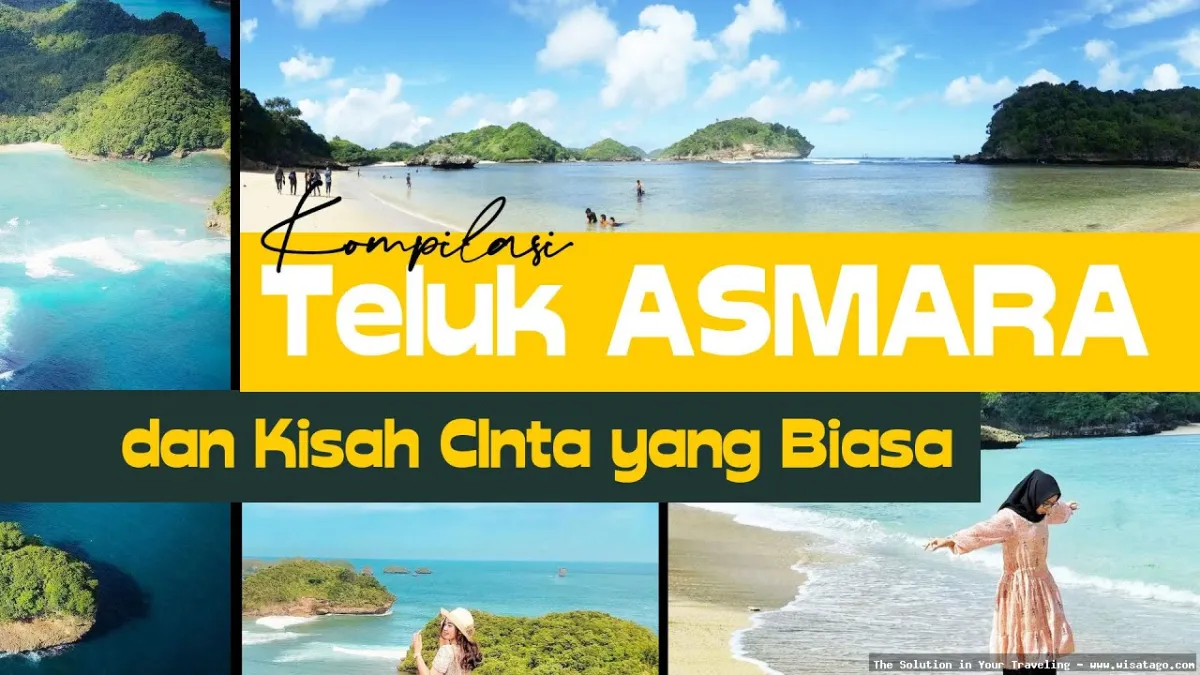 Pantai Teluk Deras yang indah memukau