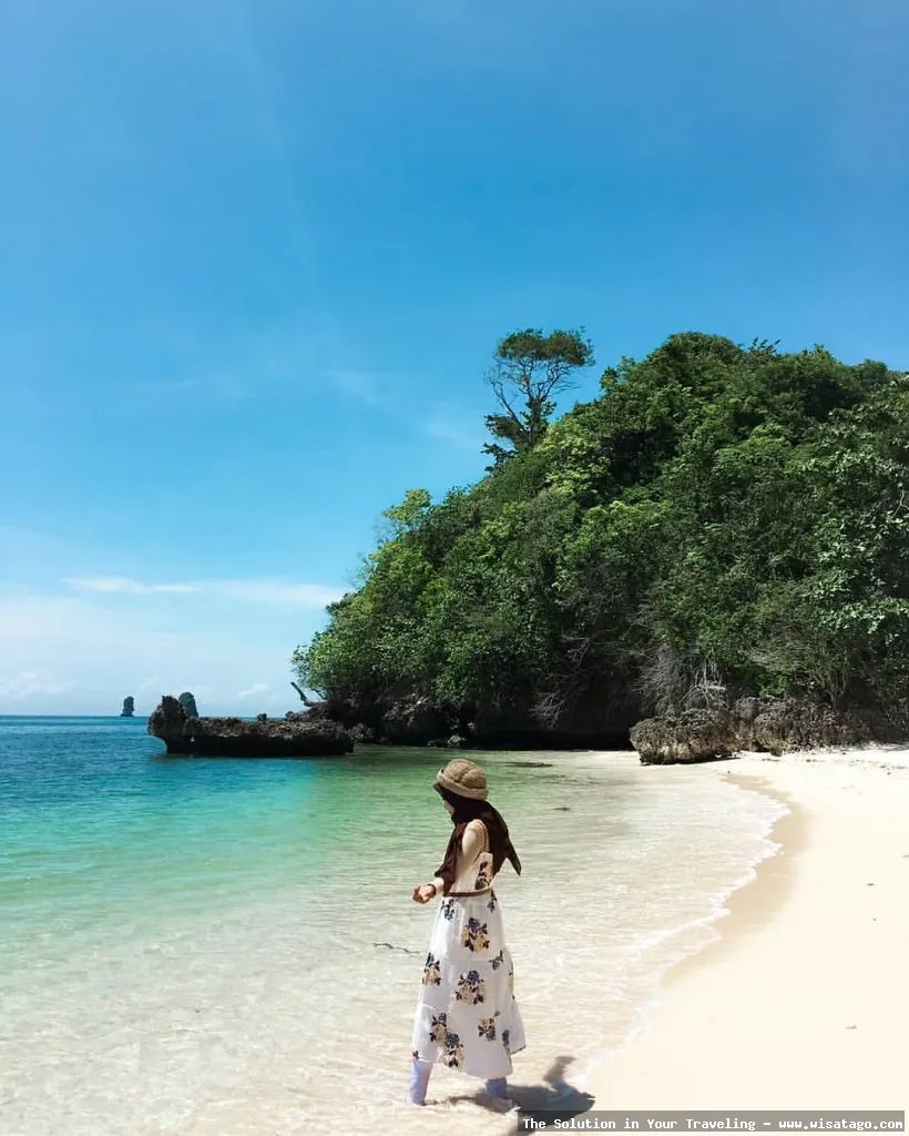 Pantai Tiga Warna Malang mempesona