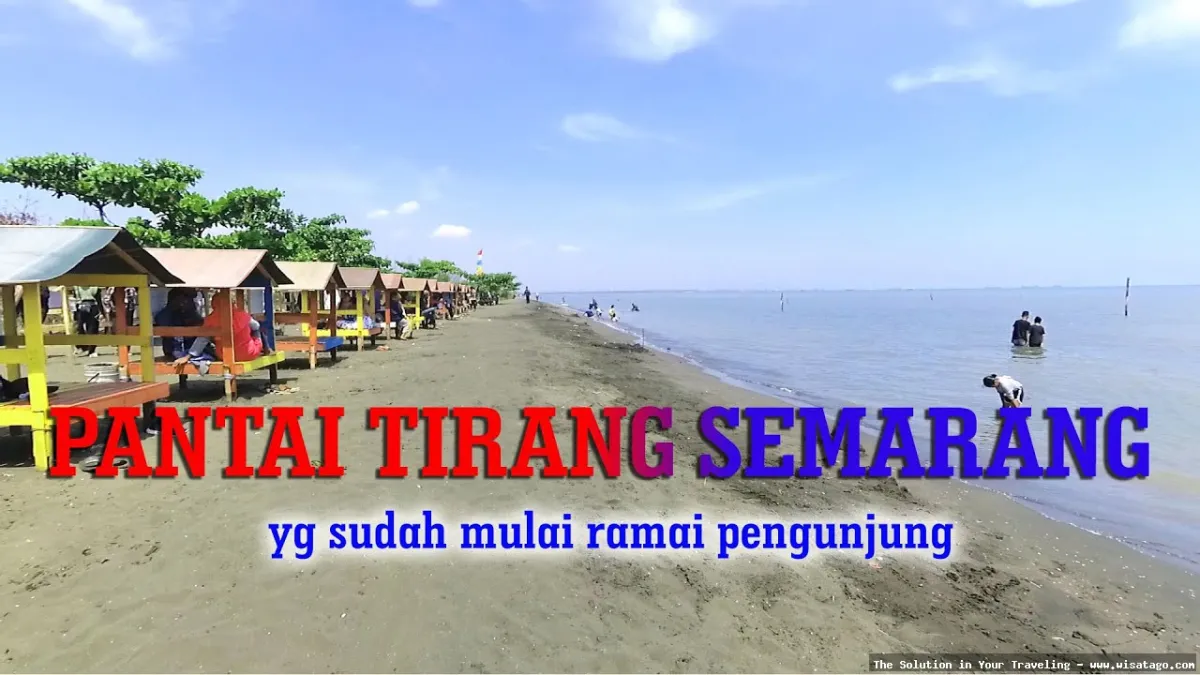 Pantai Tirang, pemandangan indah memukau