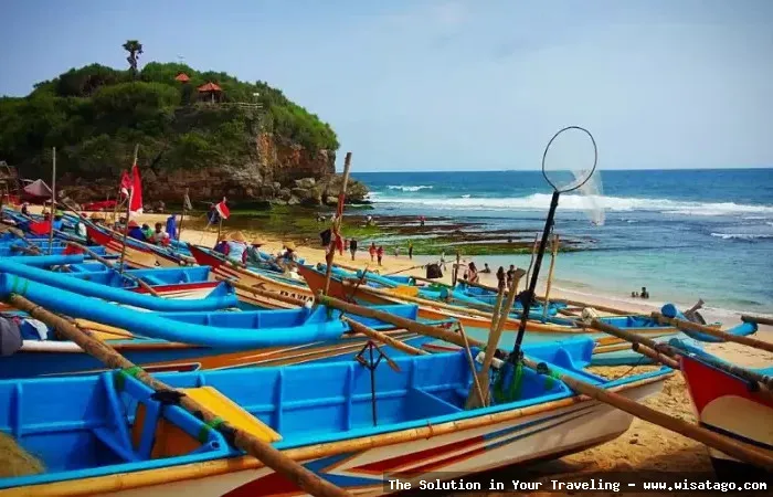 Pantai Trisik: pemandangan senja menawan.