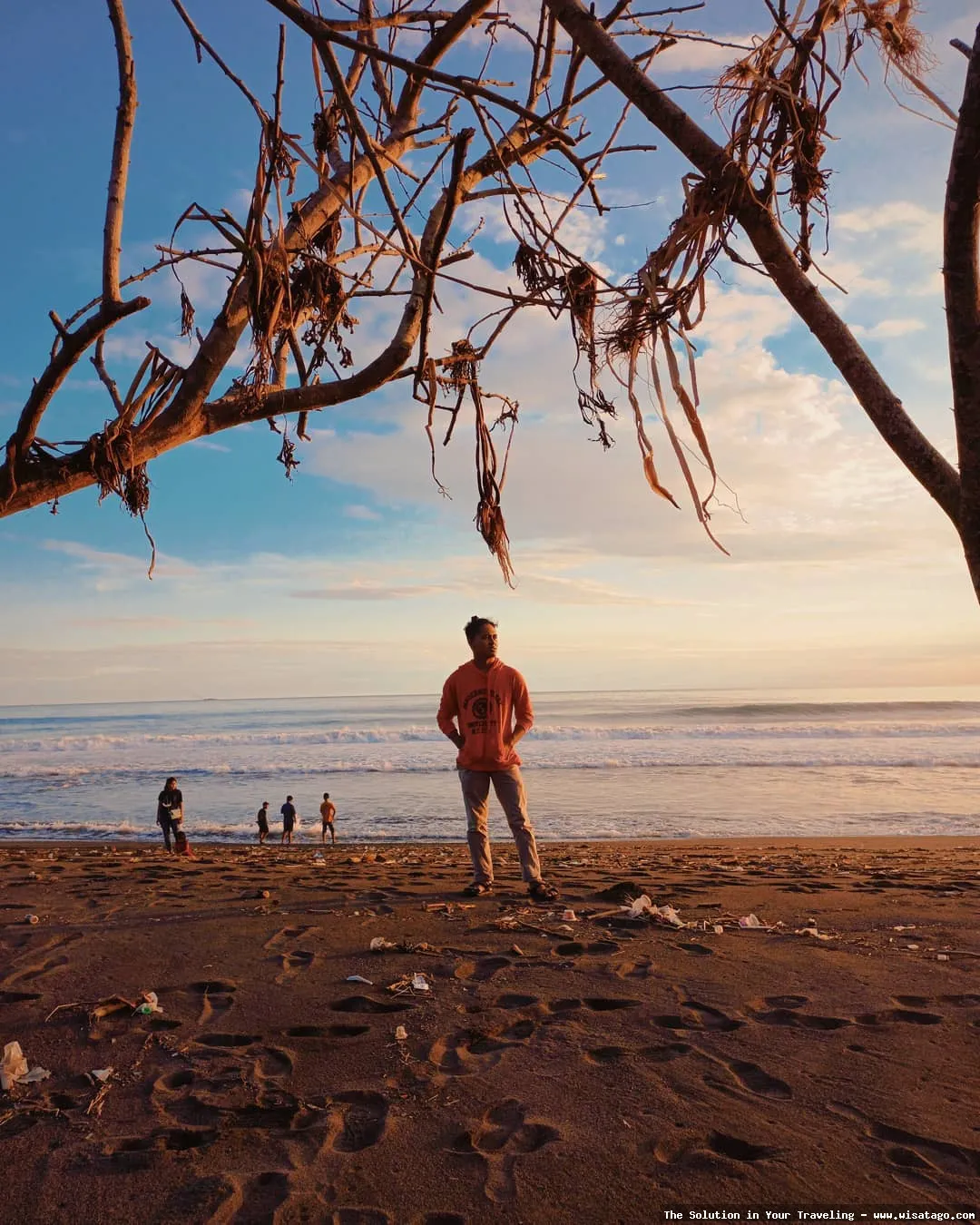 Pantai Trisik, pemandangan laut selatan.