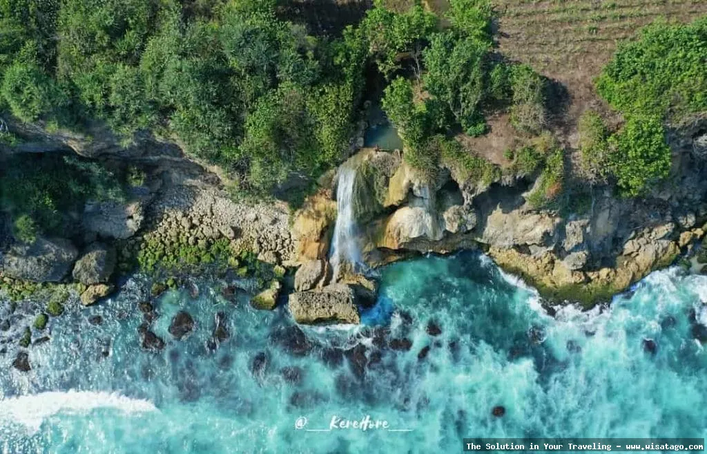 Pantai Umbul Waru, pemandangan laut indah