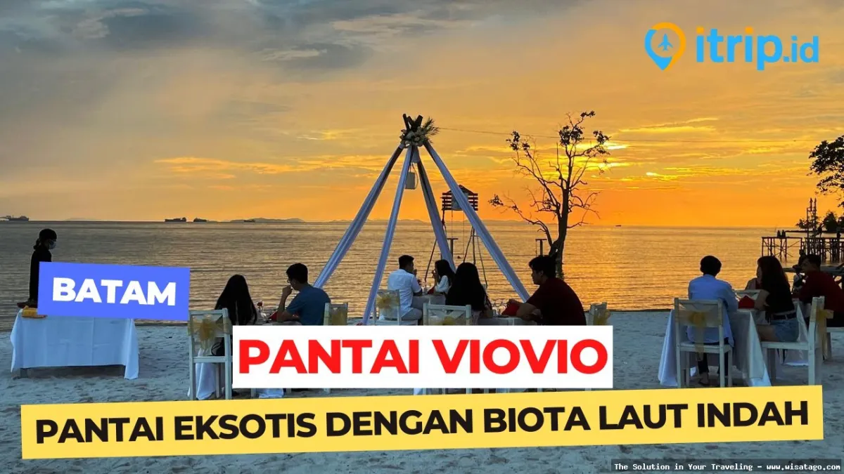 Pantai Viovio, keindahan alam memukau