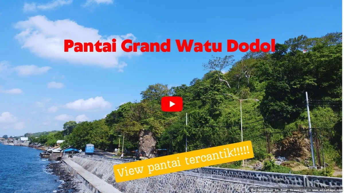 Pantai Watu Dodol yang indah mempesona