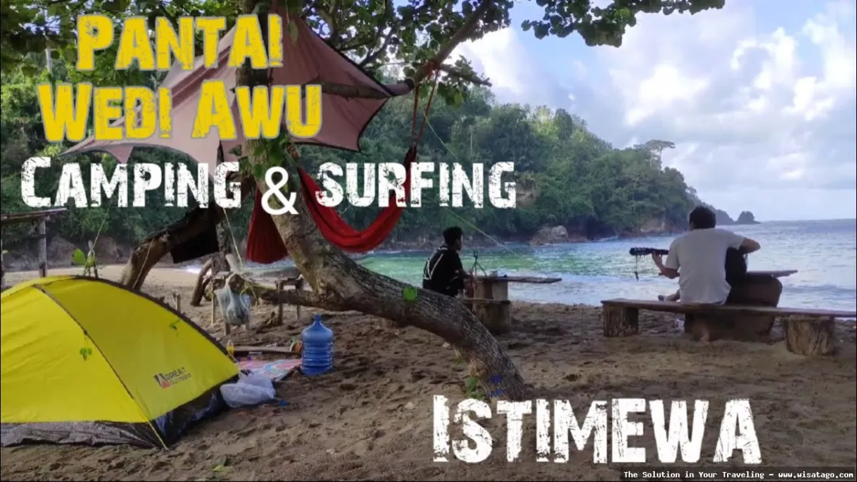 Pantai Wedi Awu yang memesona.