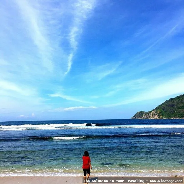 Pantai Wediombo Gunungkidul, pesona alam.